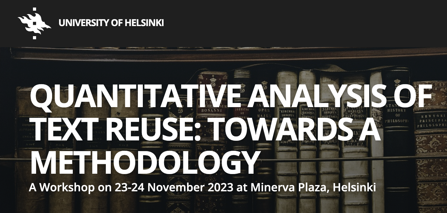 Read more about the article Keynote – Workshop on Text Reuse – University of Helsinki